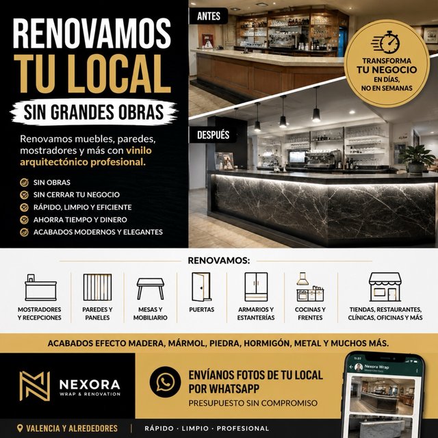 „RENOVAMOS TU LOCAL SIN GRANDES OBRAS“
