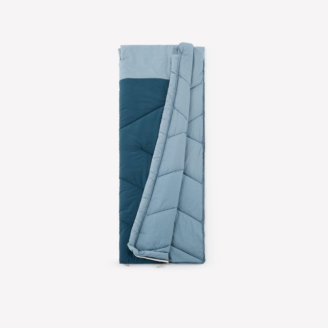 Saco de dormir 10ºC algodón tranformable en edredón Quechua
