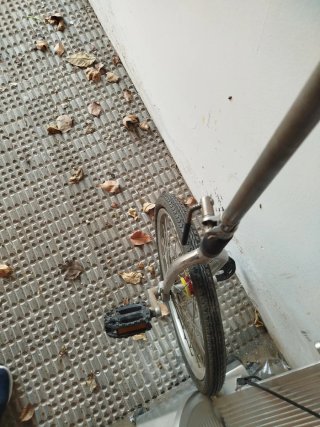 Monociclo plateado
