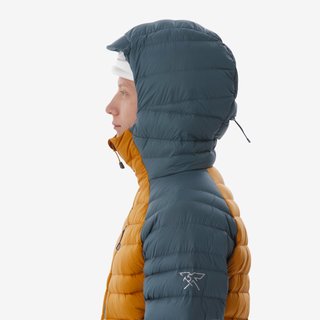 Plumífero de montaña y alpinismo con capucha Hombre Simond