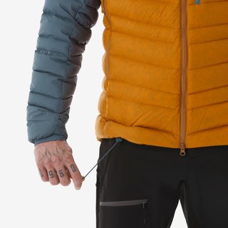Plumífero de montaña y alpinismo con capucha Hombre Simond