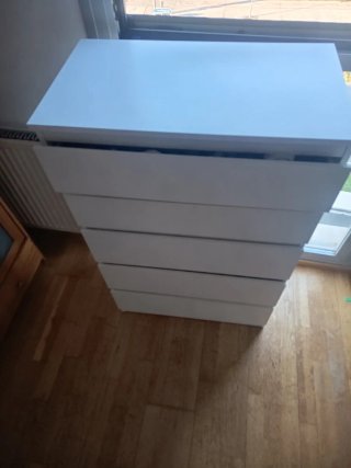 Cómoda Malm Blanca