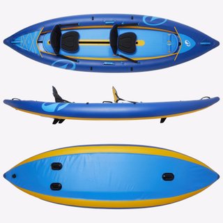 Canoa Kayak Hinchable Tribord 100 Confort 1-2 Plazas