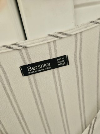 Bershka Blusa Rayas Talla S