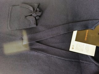 Vestido Adolfo Dominguez Azul y Blanco