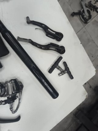 Lote componentes bicicleta