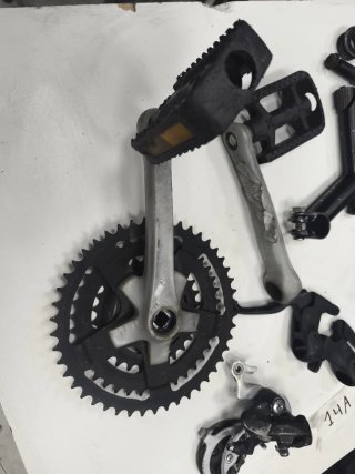 Lote componentes bicicleta