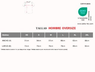 Camiseta Oversize Calavera Dorada Kaotica Hombre