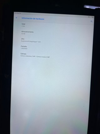 Tablet Lenovo 100TB-X505F Negra