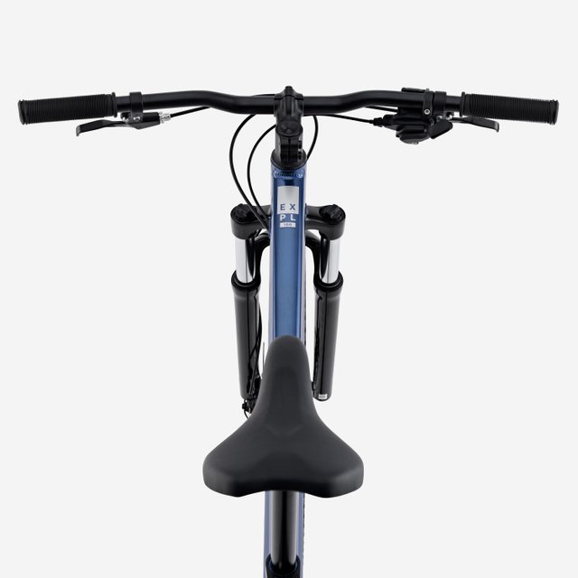 Bicicleta de montaña 29" Expl 100 azul suspensión delantera