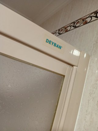 Mampara de bañera ducha color pérgamon