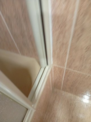 Mampara de bañera ducha color pérgamon