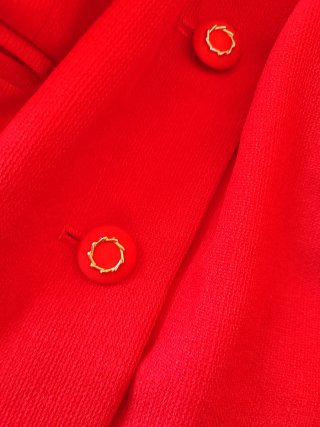 Blazer rojo vintage talla 40