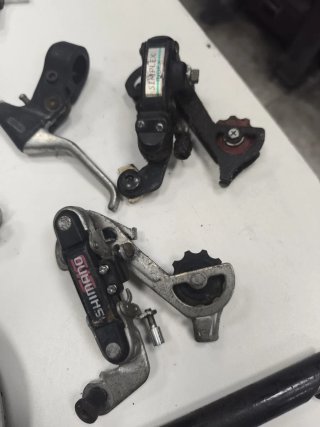 Lote componentes bicicleta