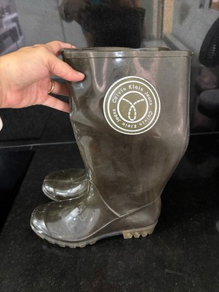 Botas de agua Calvin Klein Jeans grises