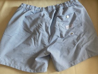 Costume da bagno a righe blu