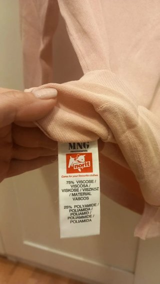Cárdigan Mango Rosa Talla XS