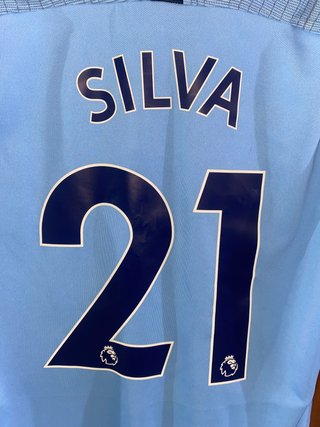Camiseta Silva Mánchester City 21 18/19