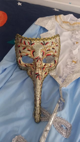 Disfraz de época veneciano talla S de hombre