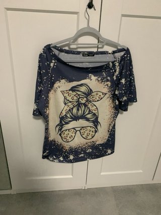 Camiseta Estampada Mujer Talla L