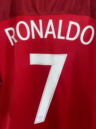 Camiseta Portugal Final Eurocopa 2016 Ronaldo