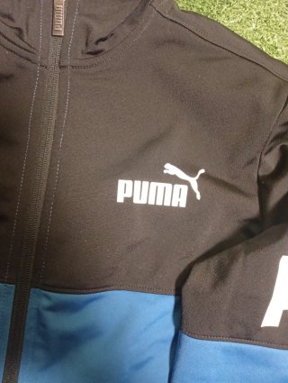 Sudadera Puma Negra y Azul