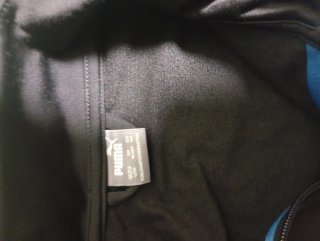 Sudadera Puma Negra y Azul