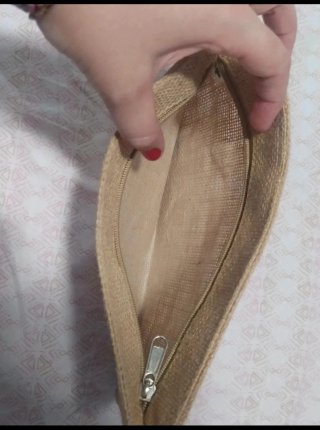Conjunto de sandalias y cartera esparto