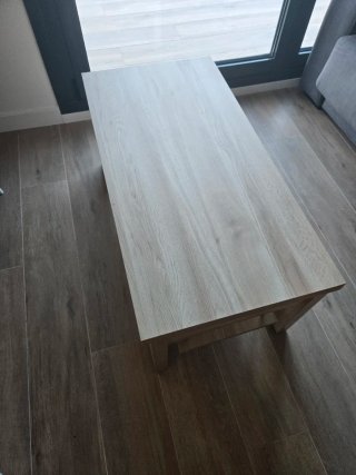 Mesa de centro extensible madera