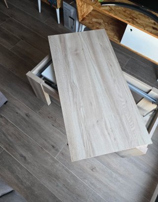 Mesa de centro extensible madera