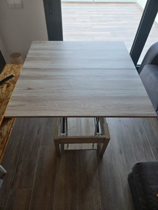 Mesa de centro extensible madera