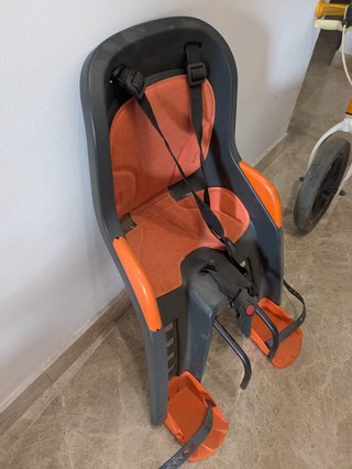 Silla portabebés para bicicleta