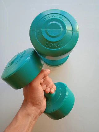 2 Mancuernas 2 kg cada una