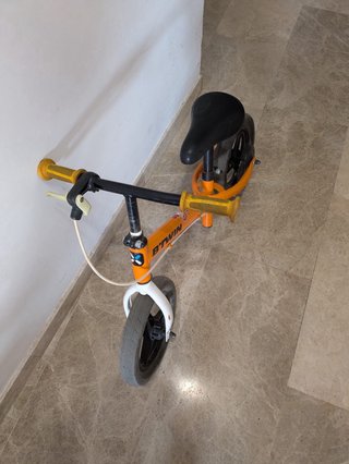 Bicicleta sin pedales Btwin naranja