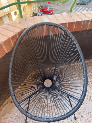 Silla Acapulco Negra Exterior