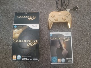 Edición Especial GoldenEye 007 Wii + Mando Dorado