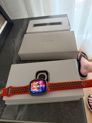 Apple Watch Ultra 1 Plata Naranja