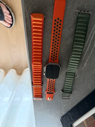 Apple Watch Ultra 1 Plata Naranja