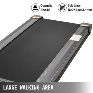 Caminadoras Bajo Escritorio Caminadoras para Correr, Caminadora LED para Correr en Casa con Control Remoto, Caminadora Slim Portátil para Ejercicio en Interior con Velocidad de 1-6.0 km/h (Plata, ...