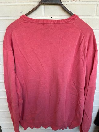 Sueter cuello pico salmón GANT talla 2XL