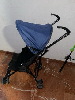 Silla de paseo azul