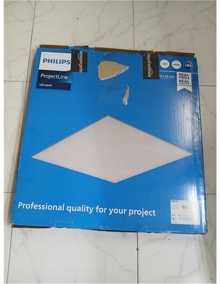 Philips - Panel LED empotrable ProjectLine 36W - Luz blanca natural 4000k - 3200 lm - 59.5 cm X 59.5 cm