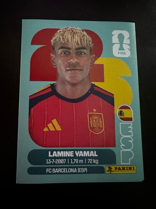 Cromo Lamine Yamal Mundial 2026