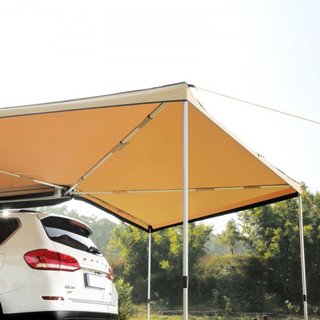 Toldo para Vehículos 270 Grados, Toldo Lateral Retráctil de 8.2' de Altura para Automóviles, Toldo para Automóviles PU3000mm UV50+ con Bolsa de Almacenamiento Impermeable, Adecuado para Camiones, ...