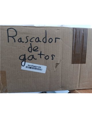 Amazon Basics Rascador para gatos de interior - resistente - con suelo de alfombra - alto y grande 90 cm - color marrón
