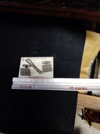 Juego Gemelos y Pasador Plata Rodiada ,antiguos,