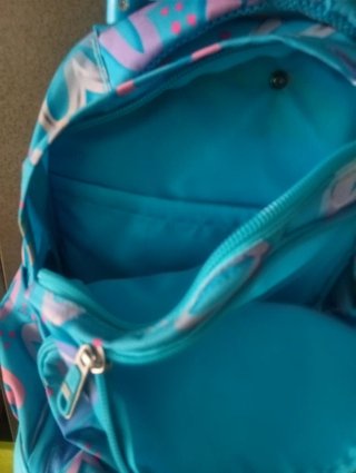 Mochila Totto Azul Corazones Nueva