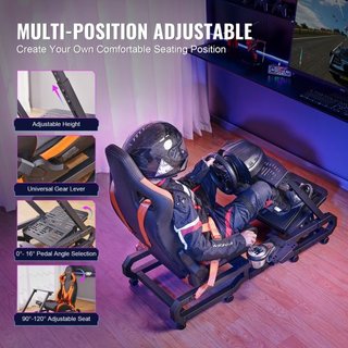 Soporte de Volante de Carreras de Alta Resistencia para Logitech G923/G920/G29 Carga Máxima 150 kg