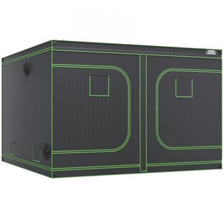 Carpa de Cultivo 10x10, 120'' x 120'' x 80'', Carpa Hidropónica de Mylar 600D de Alta Reflectividad con Ventana de Observación, Bolsa de Herramientas y Bandeja de Suelo para el Cultivo de Plantas ...