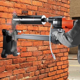 Máquina de Perforación de Núcleo de Diamante, Soporte de Perforación de Concreto, Ruedas, 3200W, 750RPM